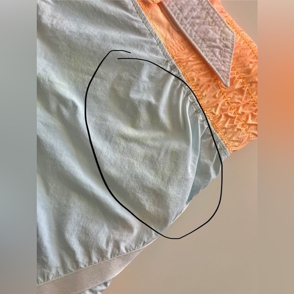 Free People FP Movement Finisher Moonlight Neon Shorts in Blue & Orange sz Med - Picture 13 of 16